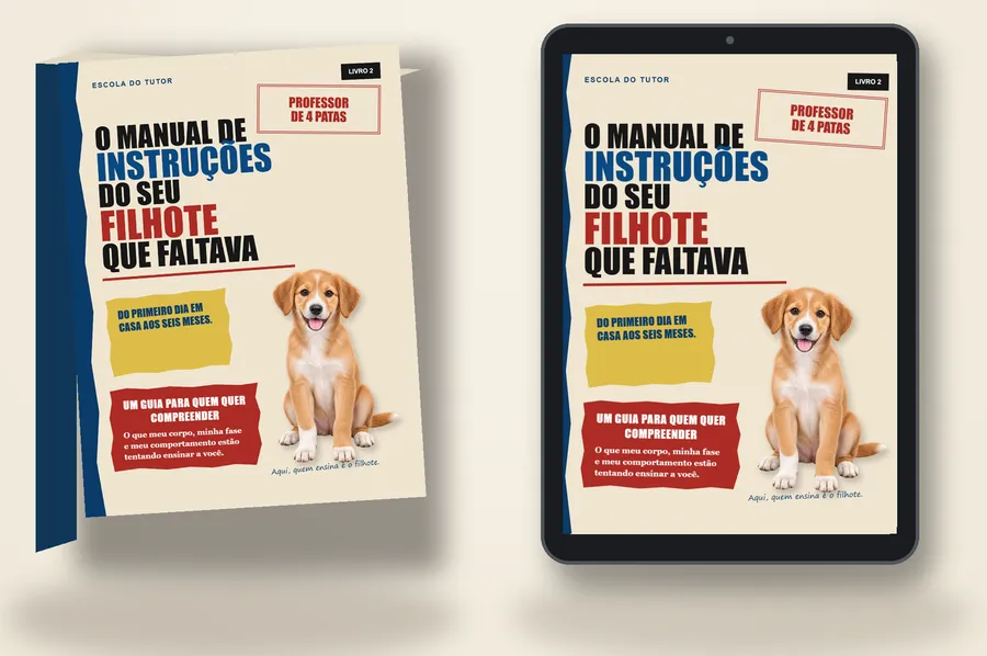 Ebook O Manual de Instruções do Seu Filhote que Faltava nos formatos livro e tablet